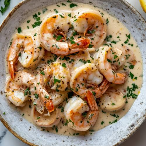 Butter Garlic King Prawns
